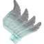 Набор LEGO Hero Factory Wing, Feathered with Axle Hole and Marbled Trans-Light Blue Pattern, Trans-Light Blue