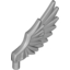 Набор LEGO Minifig Feathered Wing, Светлый сине-серый