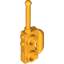 Набор LEGO Minifig Radio [Extended Handle, Compact Speaker Grille], Bright Light Orange