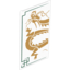 Набор LEGO Glass for Window 1 x 4 x 6 with Dragon Head and Midsection Print, Trans-Clear