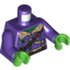 Набор LEGO Torso Robot with Kraang and Control Harness Print / Medium Blue Arms / Light Bluish Gray Hands, Темно-фиолетовый