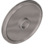 Набор LEGO Minifig Shield - Round with Stud and Raised Rim, Flat Silver