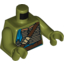 Набор LEGO MINI UPPER PART NO.2710, Оливковый