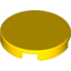 Набор LEGO Tile Round 2 x 2 with Bottom Stud Holder, Желтый