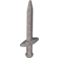 Набор LEGO Minifig Greatsword Pointed with Thick Crossguard, Flat Silver