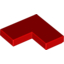 Набор LEGO Tile 2 x 2 Corner, Красный