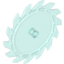 Набор LEGO Technic Circular Saw Blade 9 x 9 with Pin Hole, Trans-Light Blue