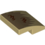 Набор LEGO Slope Curved 2 x 2 No Studs with Dark Tan Fur Print, Tan