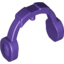 Набор LEGO Minifig Ear Protectors / Headphones, Темно-фиолетовый