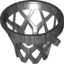 Набор LEGO Basketball Net with Axle, Pearl Dark Gray