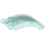 Набор LEGO Windscreen 6 x 2 x 2 with Handle, Trans-Light Blue