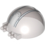 Набор LEGO Windscreen 6 x 6 x 3 Canopy Half Sphere with Dual 2 Fingers and SW Rebel Ghost Print (75053) , Прозрачный черный