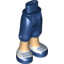 Набор LEGO Friends Hips and Cropped Trousers, Light Flesh Legs and White Deck Shoes Print, Темно-синий
