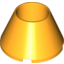 Набор LEGO Cone 4 x 4 x 2 Hollow No Studs, Bright Light Orange