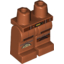 Набор LEGO Legs and Hips with SW Small Pockets and Semi-Circle Knee Pad on Right Leg Print, Темно-оранжевый