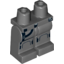 Набор LEGO Legs and Hips with SW Black Holster and Knee Pads Print, Темный сине-серый