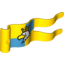Набор LEGO FLAG 4X2X1 NO. 4, Желтый