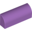 Набор LEGO Brick 1 x 4 x 1 1/3 No Studs, Curved Top, with Raised Inside Support, Medium Lavender
