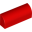 Набор LEGO Brick 1 x 4 x 1 1/3 No Studs, Curved Top, with Raised Inside Support, Красный