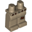 Набор LEGO Legs and Hips with Brown Patch on Left Leg Print, Dark Tan