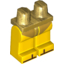Набор LEGO Legs and Pearl Gold Hips with Gold Short Swimsuit and Sandals Print, Желтый