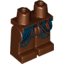 Набор LEGO Legs and Hips with Dark Blue Coat and Silver Chain Mail Print, Красно-коричневый