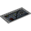 Набор LEGO Tile Modified 6 x 12 with Studs on Edges with Hopscotch Grid and Manhole Cover Print, Светлый сине-серый