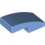 Набор LEGO Slope Curved 2 x 1 No Studs [1/2 Bow], Medium Blue