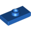 Набор LEGO Plate Special 1 x 2 with 1 Stud with Groove and Inside Stud Holder (Jumper), Голубой