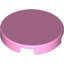 Набор LEGO Tile Round 2 x 2 with Bottom Stud Holder, Ярко-розовый