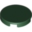 Набор LEGO Tile Round 2 x 2 with Bottom Stud Holder, Темно-зеленый
