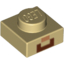 Набор LEGO Plate 1 x 1 with Minecraft Steve Nose and Mouth Print, Tan