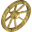 Набор LEGO Wheel Wagon Large (33mm D.), hole type undetermined, Pearl Gold