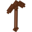 Набор LEGO Minifig Pickaxe Blocky (Minecraft Pickaxe), Красно-коричневый