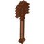 Набор LEGO Minifig Shovel Blocky (Minecraft Shovel), Красно-коричневый