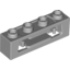 Набор LEGO Brick Special 1 x 4 with Inside Clips (Disk Shooter), Светлый сине-серый