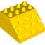 Набор LEGO ROOF TILE 4X4X2, Желтый