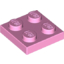Набор LEGO Plate 2 x 2, Ярко-розовый