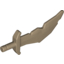 Набор LEGO Minifig Sword [Scimitar Notched Blade], Dark Tan