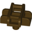 Набор LEGO Minifig Scabbard for Two Swords, Темно-коричневый