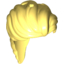 Набор LEGO Minifig Hair Friends Long with Ponytail French Braided with 2 Holes, Bright Light Yellow