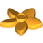 Набор LEGO Friends Hair Decoration, Flower with Pointed Petals and Pin, Bright Light Orange