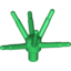 Набор LEGO Plant Flower Stem with Bar and 6 Stems, Зеленый