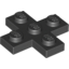 Набор LEGO Plate 3 x 3 Cross, Черный