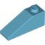 Набор LEGO Slope 33В° 3 x 1, Medium Azure