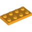 Набор LEGO Plate 2 x 4, Bright Light Orange