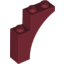 Набор LEGO Brick Arch 1 x 3 x 3 [Gothic], Темно-красный