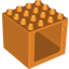 Набор LEGO BOX 4X4X3, Оранжевый