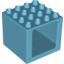 Набор LEGO BOX 4X4X3, Medium Azure