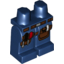 Набор LEGO Legs and Hips with Tool Belt with Screwdrivers, Plyer and Ruler Print, Темно-синий